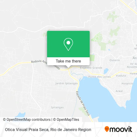 Otica Visual Praia Seca map