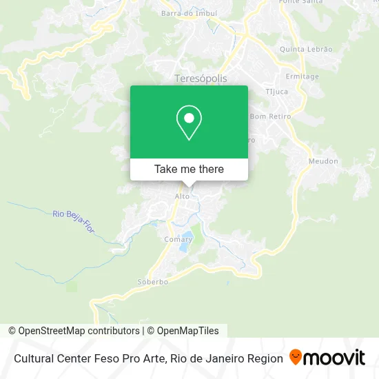 Cultural Center Feso Pro Arte map