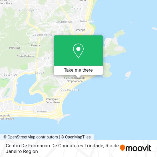 Centro De Formacao De Condutores Trindade map