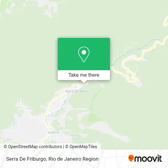 Serra De Friburgo map