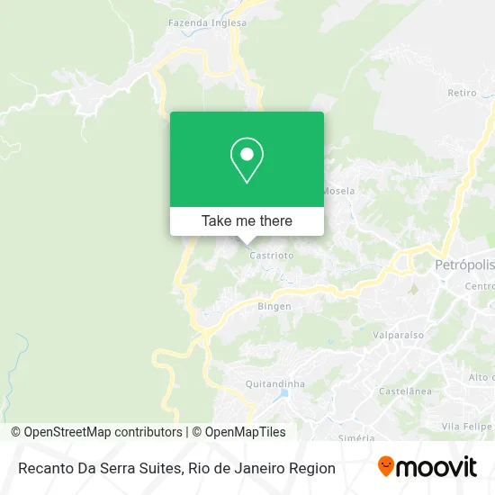 Recanto Da Serra Suites map
