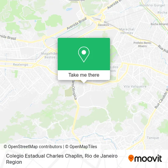Colegio Estadual Charles Chaplin map