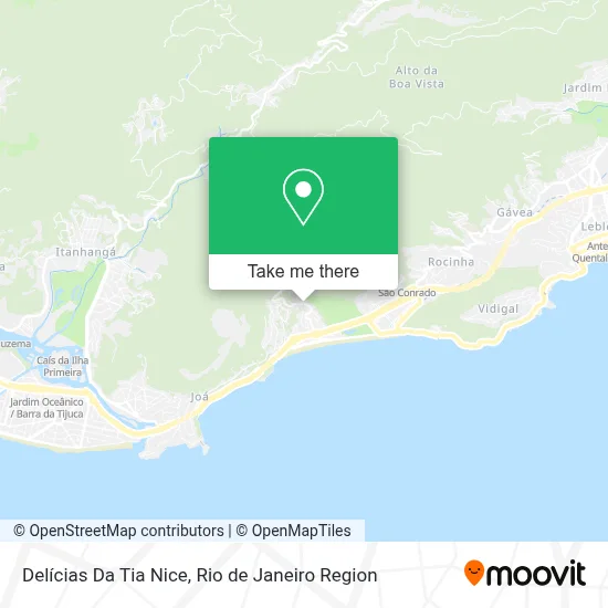 Delícias Da Tia Nice map