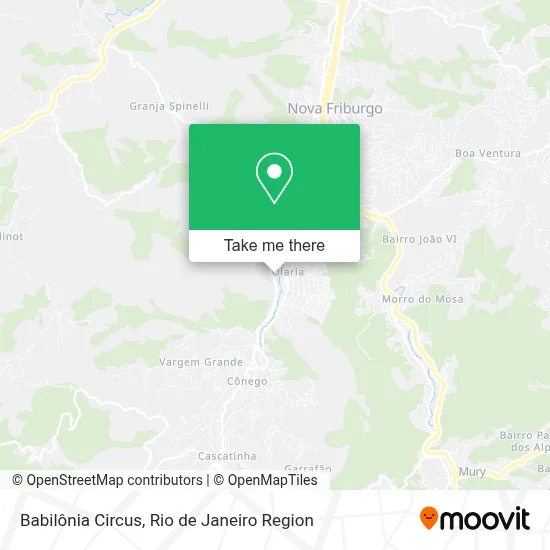 Babilônia Circus map
