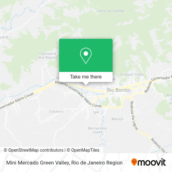 Mini Mercado Green Valley map