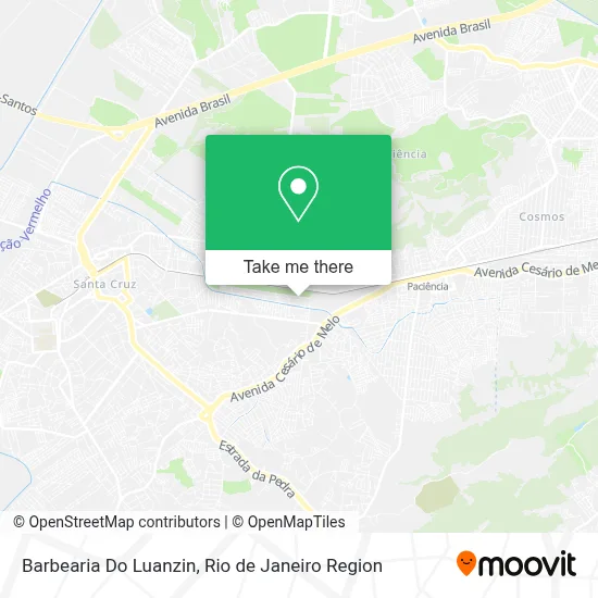 Barbearia Do Luanzin map
