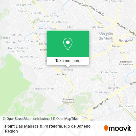 Point Das Massas & Pastelaria map