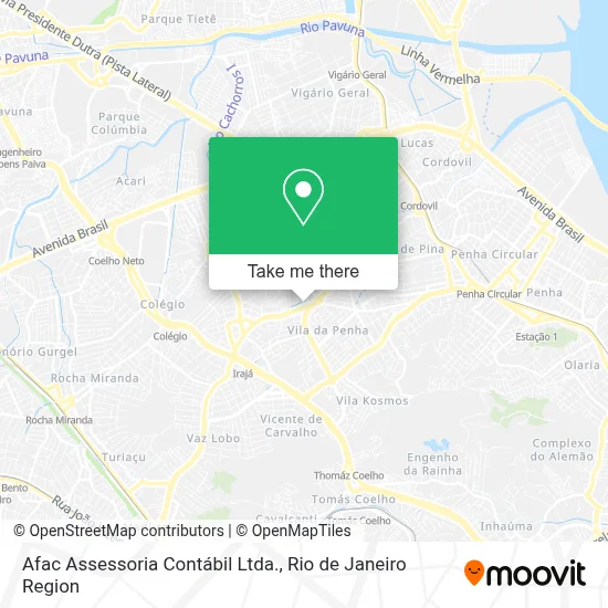 Afac Assessoria Contábil Ltda. map