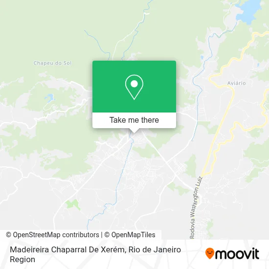 Madeireira Chaparral De Xerém map