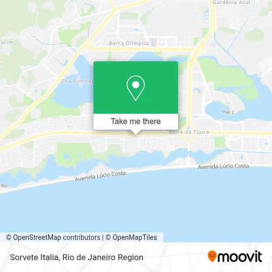 Sorvete Italia map