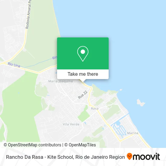 Rancho Da Rasa - Kite School map