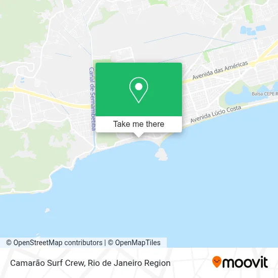 Camarão Surf Crew map