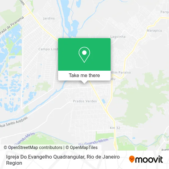 Igreja Do Evangelho Quadrangular map