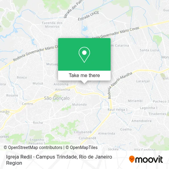 Igreja Redil - Campus Trindade map