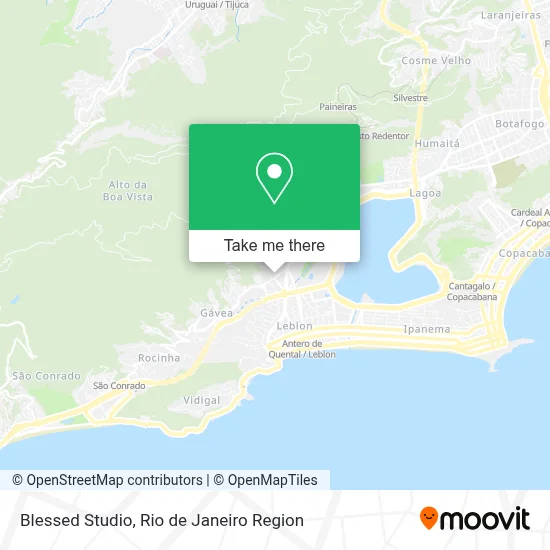 Blessed Studio map