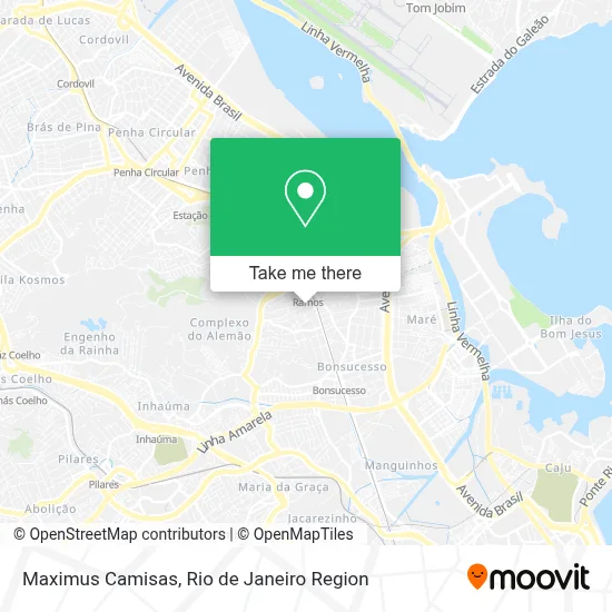 Maximus Camisas map