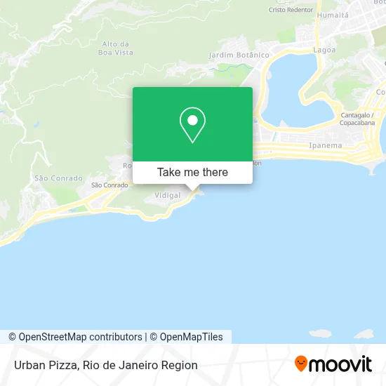 Urban Pizza map