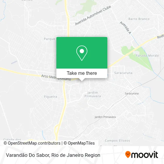 Varandão Do Sabor map