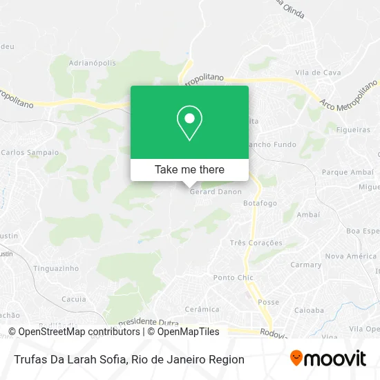 Trufas Da Larah Sofia map