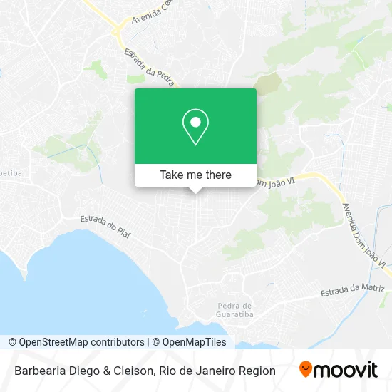 Barbearia Diego & Cleison map
