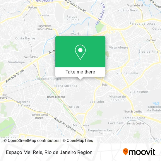 Espaço Mel Reis map