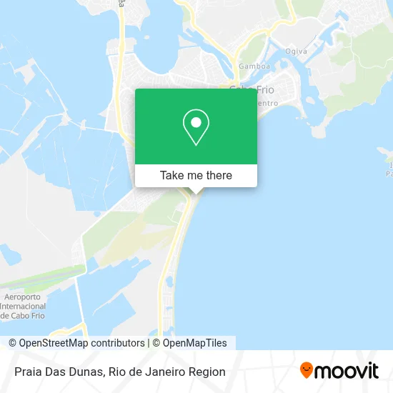 Praia Das Dunas map