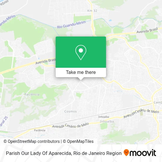 Parish Our Lady Of Aparecida map