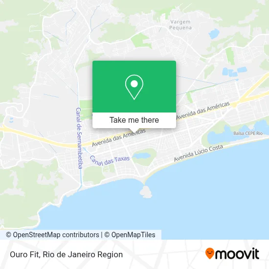 Ouro Fit map
