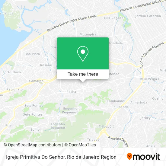 Igreja Primitiva Do Senhor map