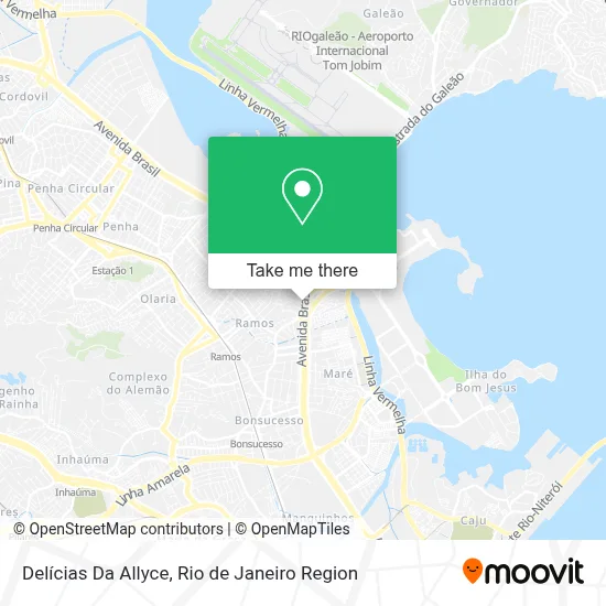 Delícias Da Allyce map