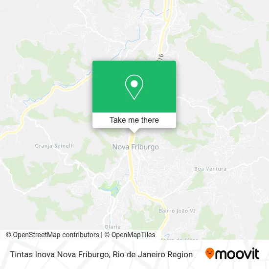 Tintas Inova Nova Friburgo map