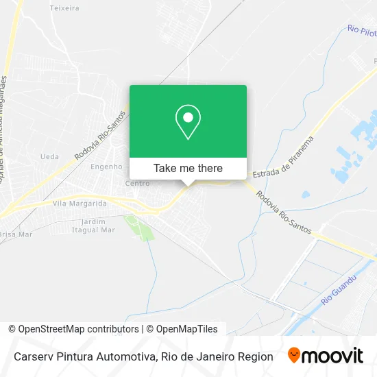 Carserv Pintura Automotiva map