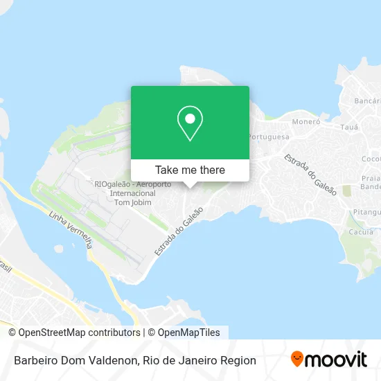 Barbeiro Dom Valdenon map