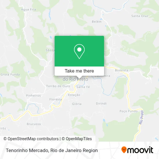 Tenorinho Mercado map