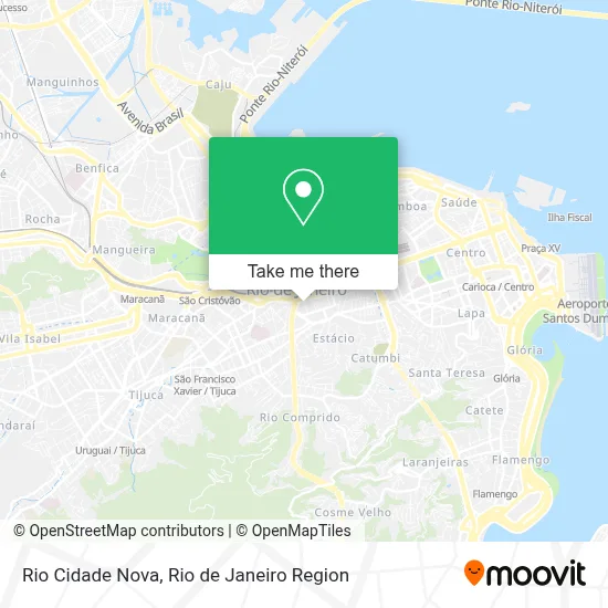 Rio Cidade Nova map