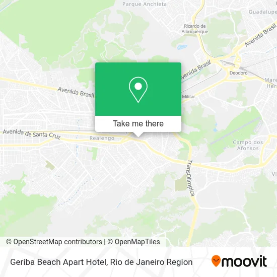 Geriba Beach Apart Hotel map