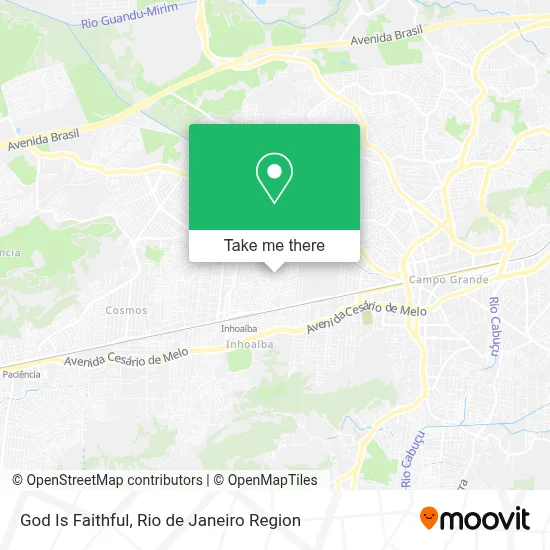 God Is Faithful map