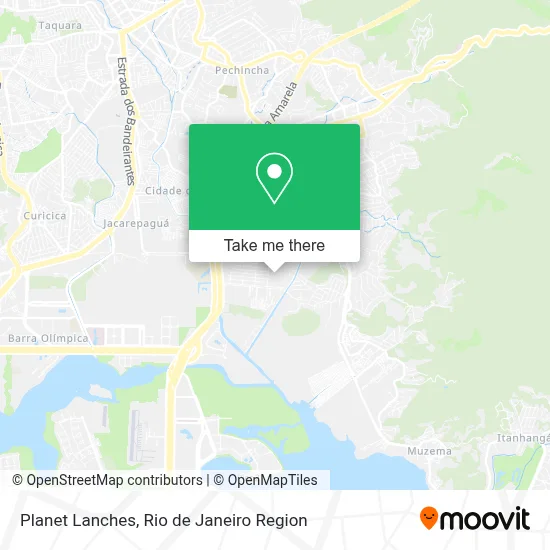 Planet Lanches map