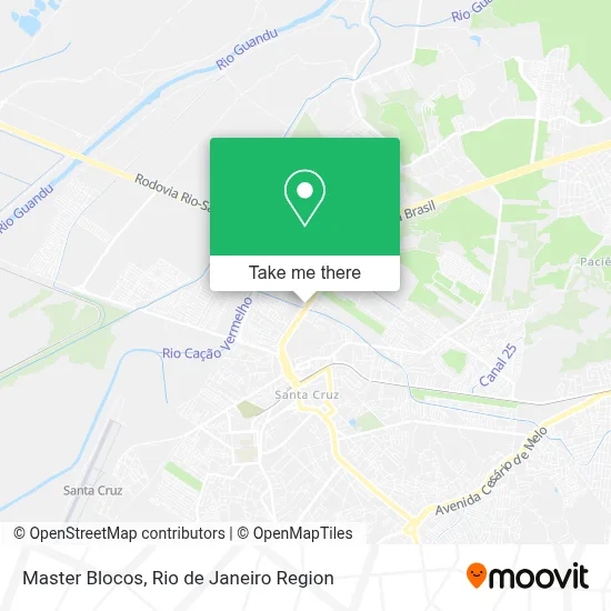 Master Blocos map