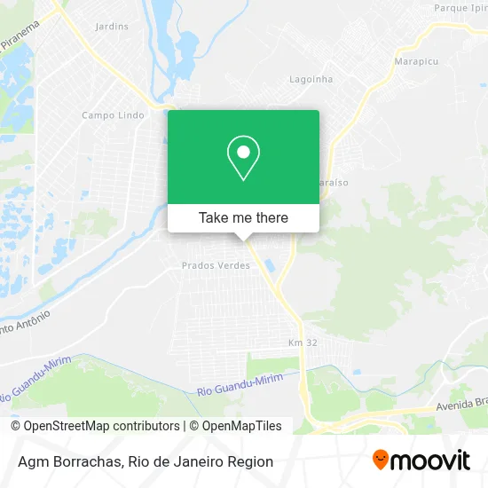 Agm Borrachas map