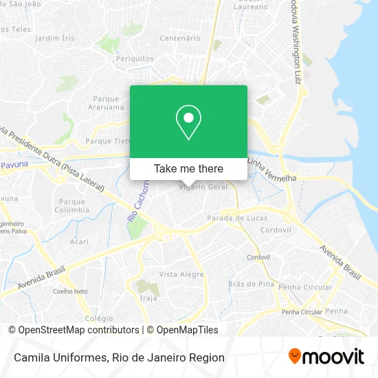 Camila Uniformes map