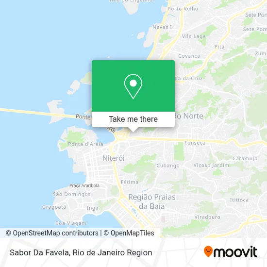 Sabor Da Favela map