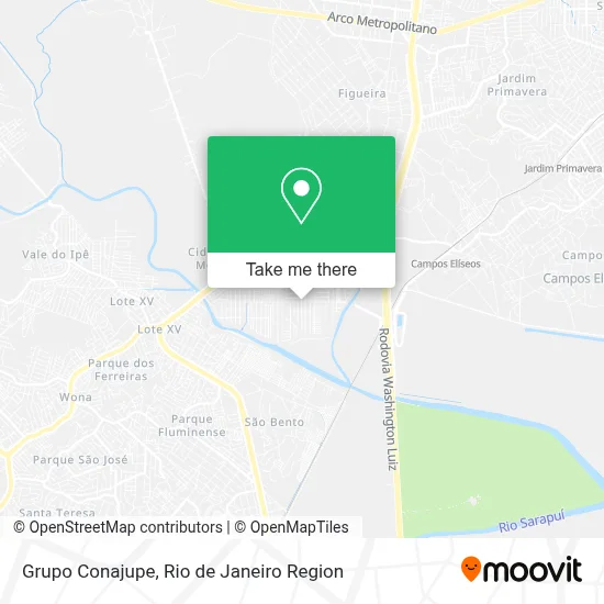 Grupo Conajupe map