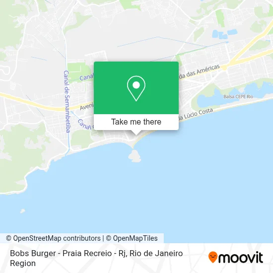 Bobs Burger - Praia Recreio - Rj map