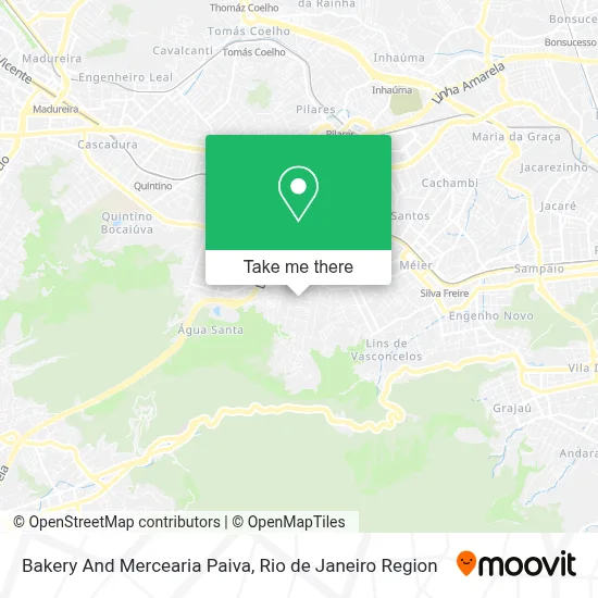 Bakery And Mercearia Paiva map