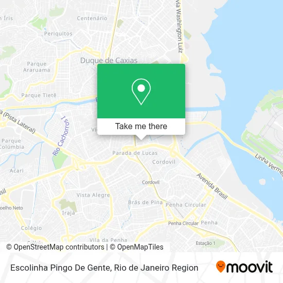 Escolinha Pingo De Gente map