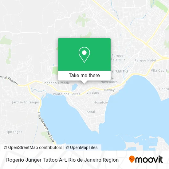 Rogerio Junger Tattoo Art map