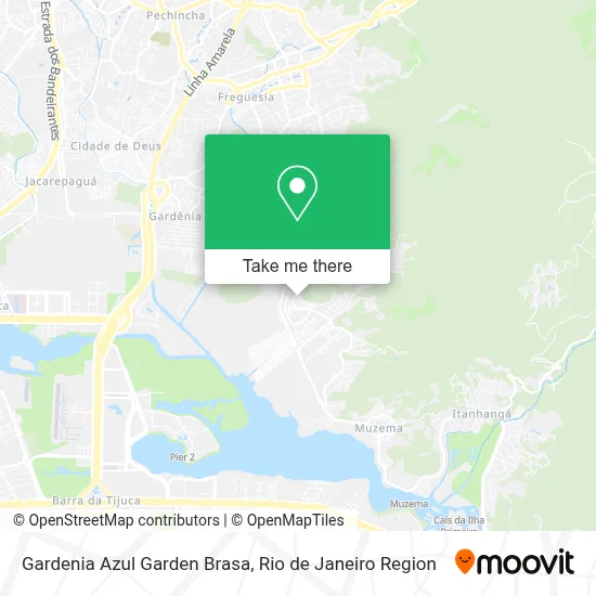 Gardenia Azul Garden Brasa map