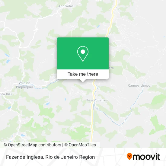 Fazenda Inglesa map