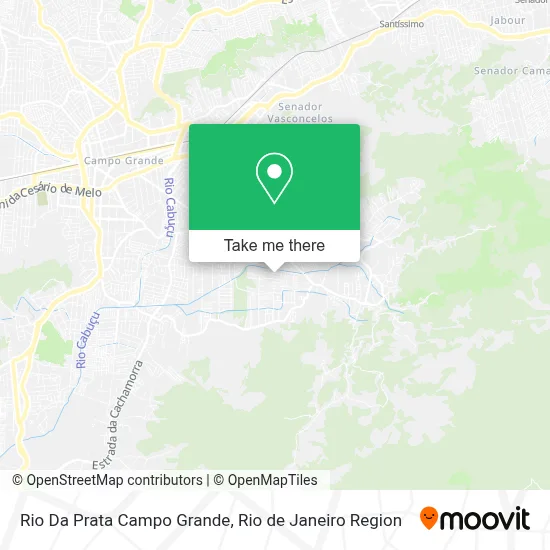 Rio Da Prata Campo Grande map